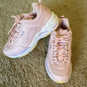 Light pink FILA sneakers size 9.5